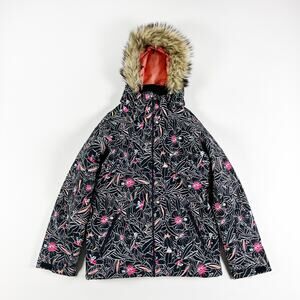 Roxy Girls American Pie Hooded Snow Jacket Coat Snowboarding Ski Winter Size XXL